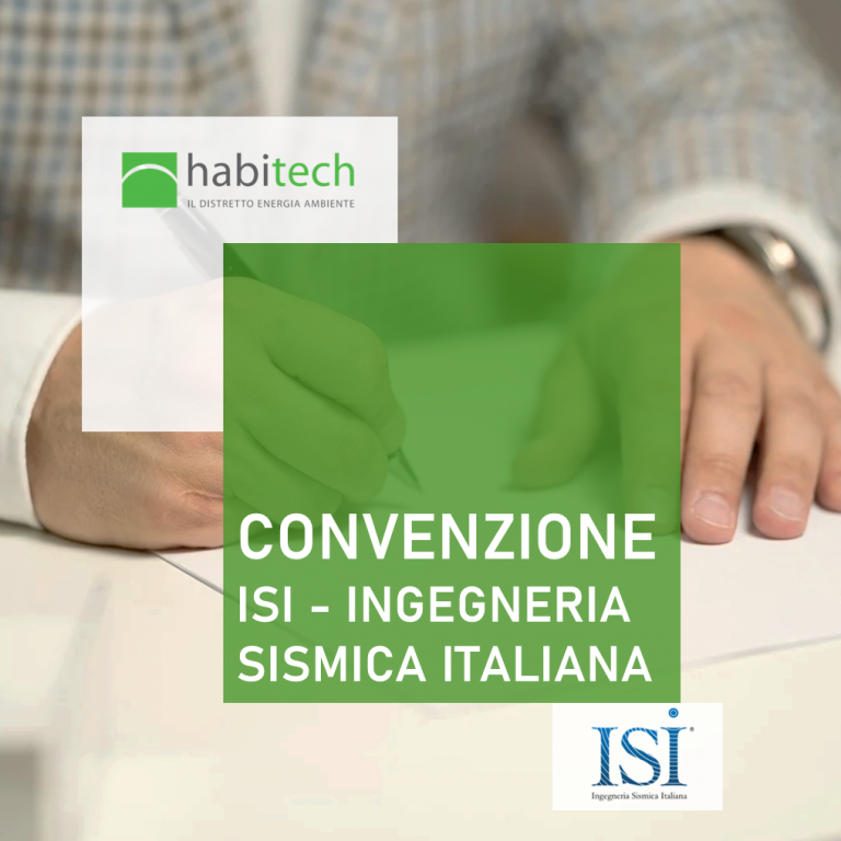 Nuovo accordo d'intesa tra Ingegneria Sismica Italiana e Habitech