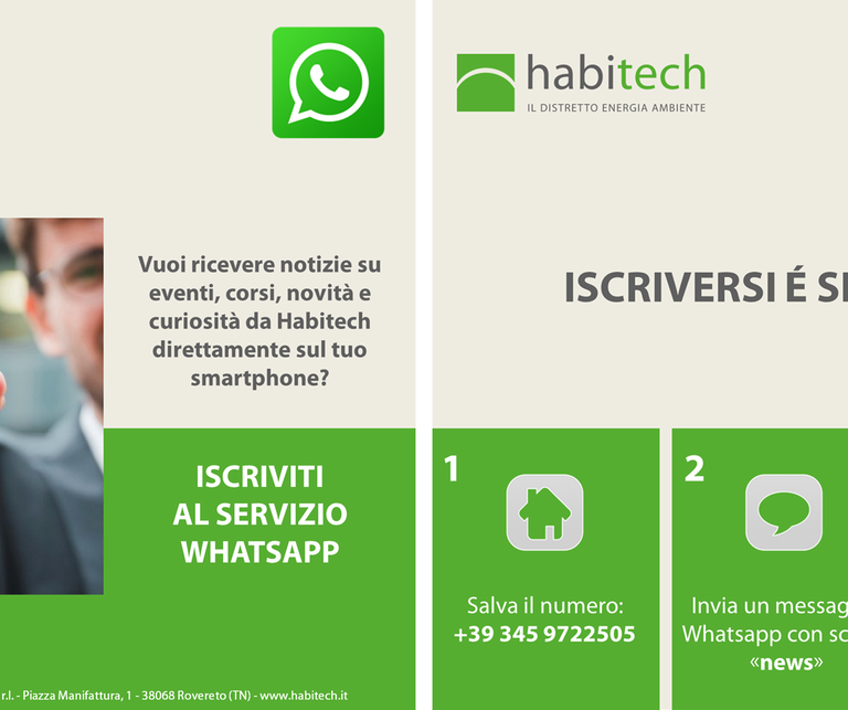 Nuovo servizio WhatsApp Habitech